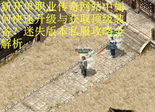 新开单职业传奇网站中如何快速升级与获取顶级装备？迷失版本私服攻略全解析