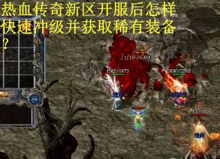 热血传奇新区开服后怎样快速冲级并获取稀有装备？