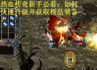 热血传奇新手必看：如何快速升级并获取极品装备？