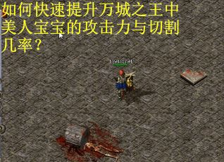 如何快速提升万城之王中美人宝宝的攻击力与切割几率？